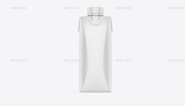 Blank Juice Box Mockup Free