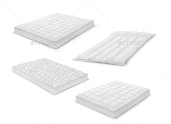 Blank Mattresses Mockup
