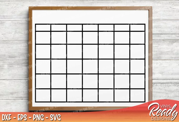 Blank Monthly Calendar Template