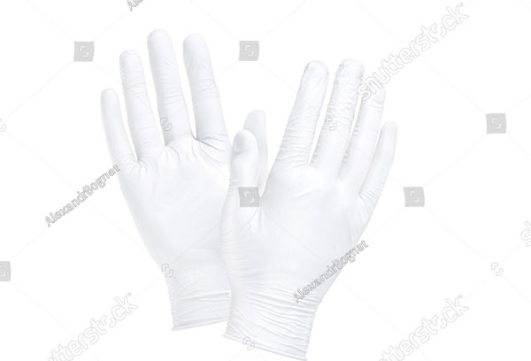 Blank Vector Gloves Mockups