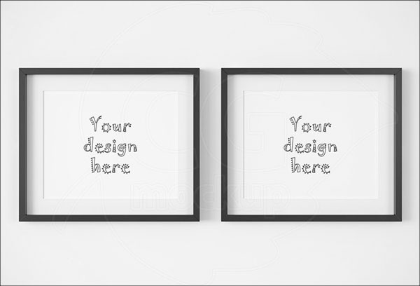 Blank Wall Art Mockup