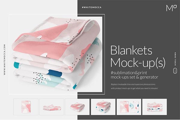 Blankets Mock-ups Set & Generator