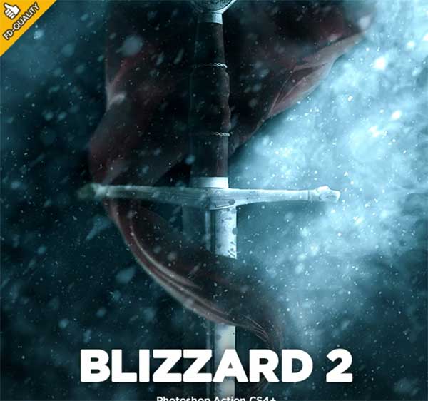 Blizzard CS4 Photoshop Action