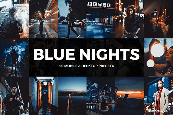 Blue Nights Lightroom Presets