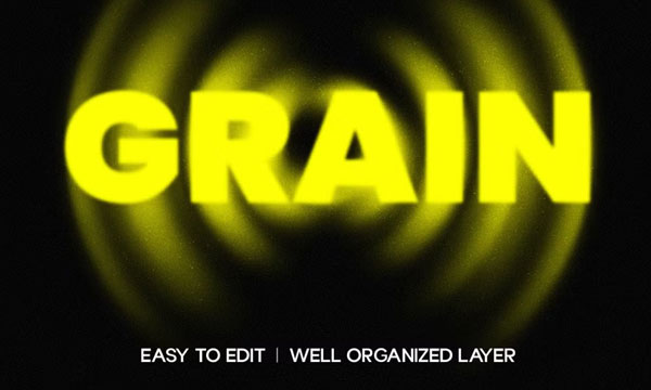 Blur Editable Text Effect PSD Actions