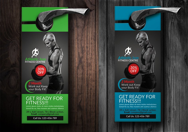Business Door Hangers Template