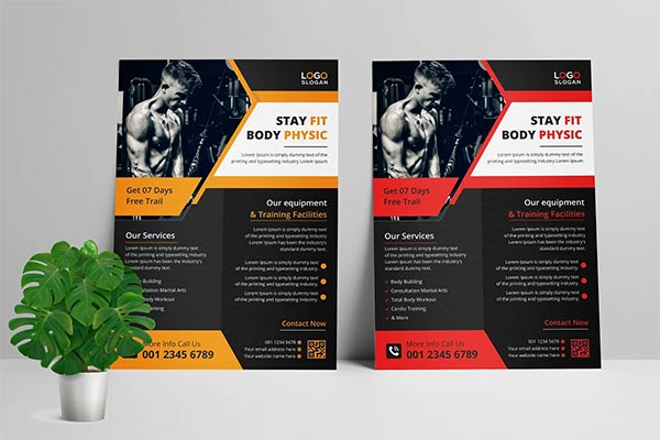 Body Fitness Training Flyer