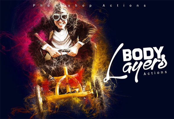 Body Layers Photoshop Actions
