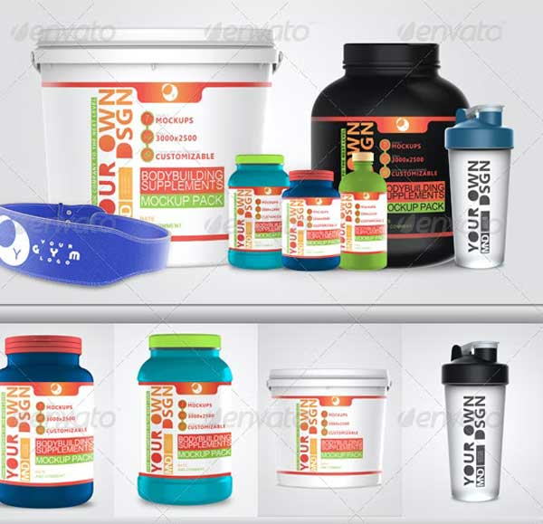 Bodybuilding Mockup Pack