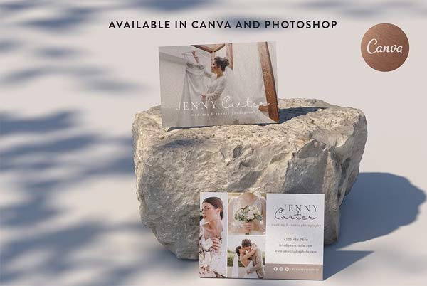 Bold Photographer Card Designs Download