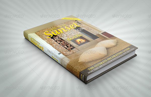 Book Cover Display Mockup Template