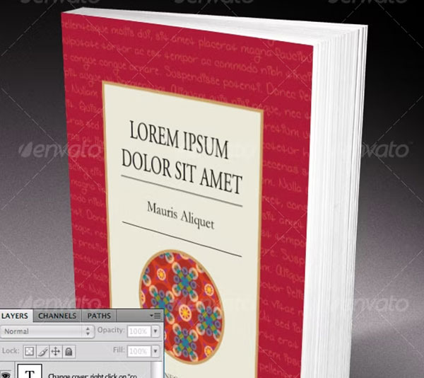 Book Cover Printable Template