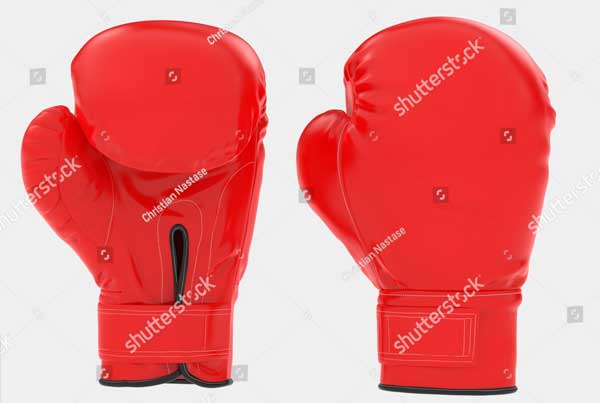 Boxing Gloves Mockup Free Download PSD