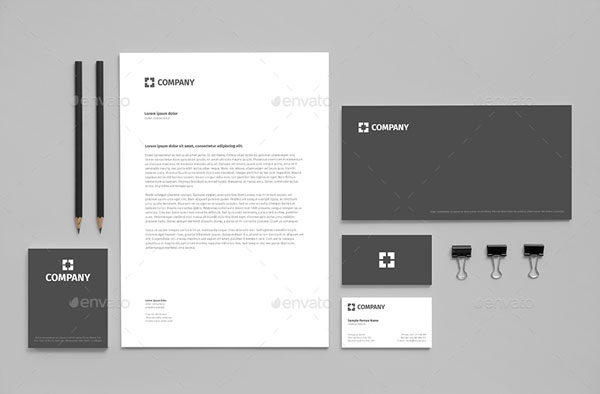 Branding Stationery Mockup Template