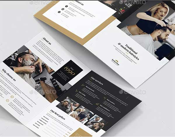 Brochure – Barber Shop Bi-Fold