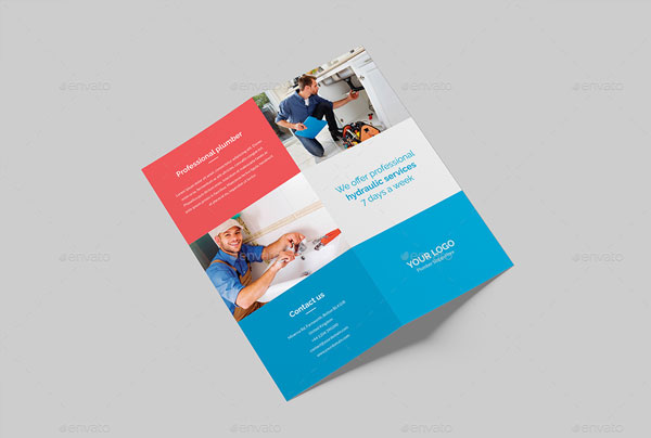 Plumber Service Flyer Design for Company