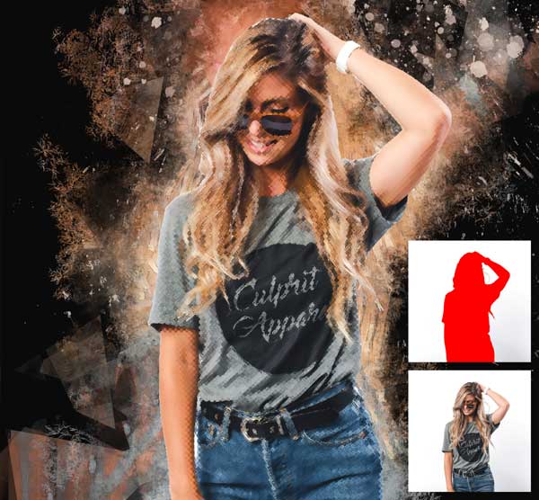 Broken Art Photoshop Action