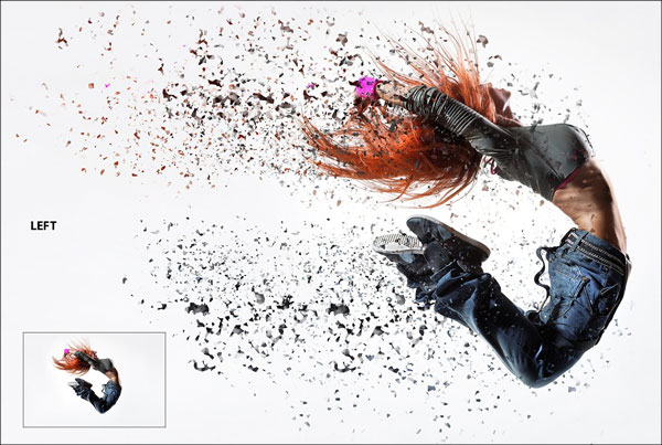 Broken Dispersion Photoshop Action