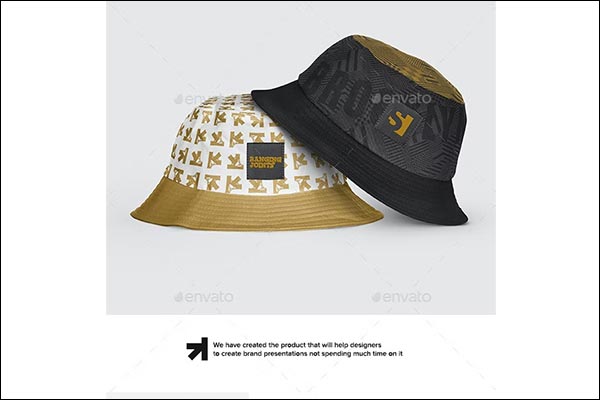 Bucket Hat Mockup Template