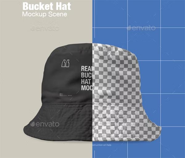 Bucket Hat Mockup