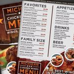 Buffalo Wings Menu Flyer