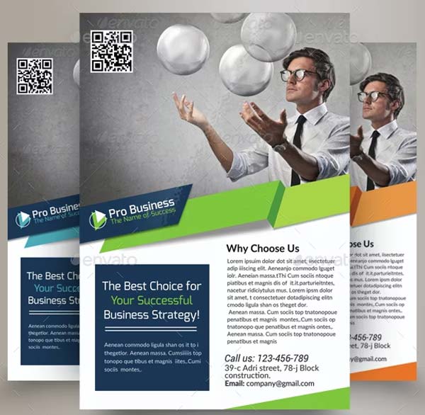 Business Solutions Consultant Flyer Template