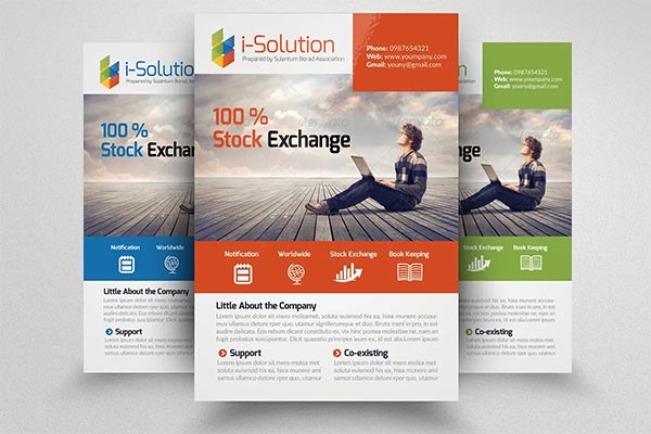 Business Training Flyer Template Design