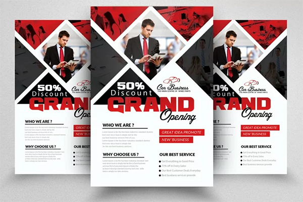 Business Grand Opening Flyer