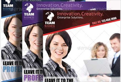 Business Solution Corporate Flyer Template