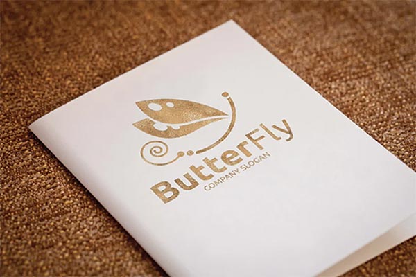 Butterfly Floral Business Logo Template