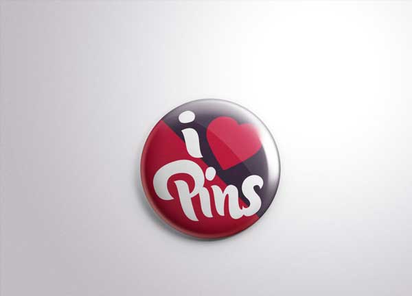Button Pin Free Mockup