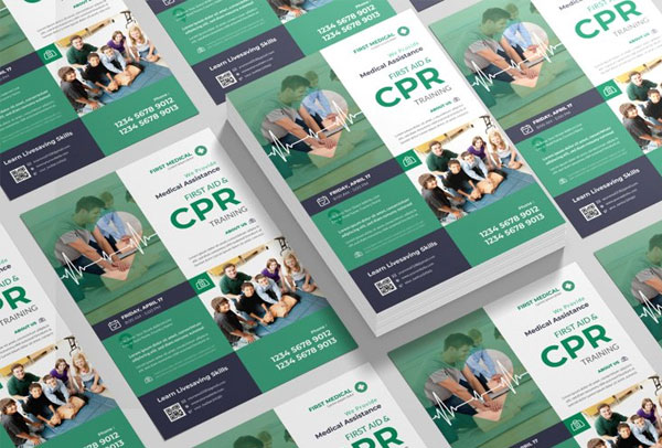 CPR Staff Training Flyer Design