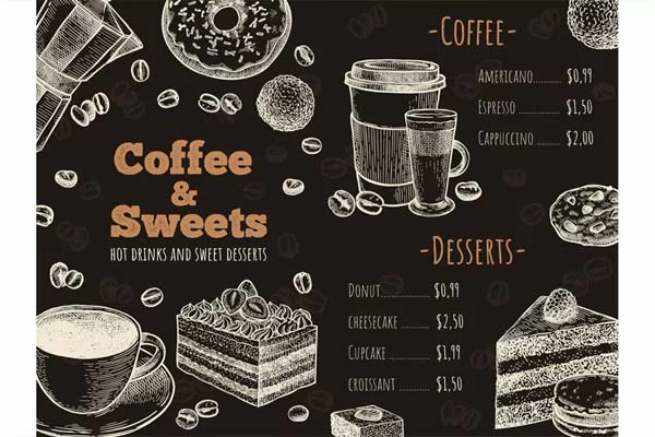 Cafe Menu Design Templates
