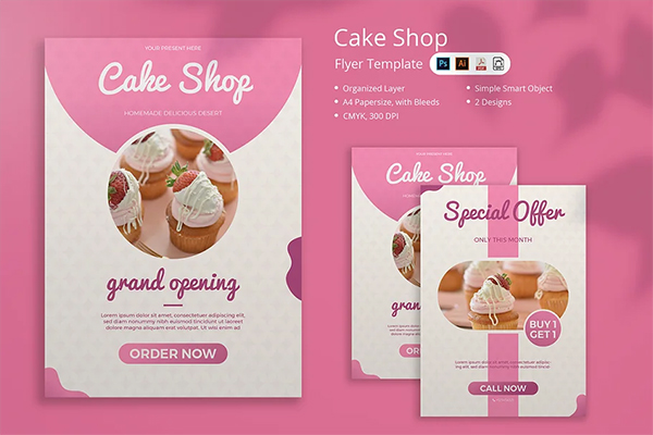 Bakery Flyer Designs Download