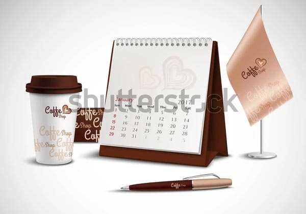Calendar Vector Mockup