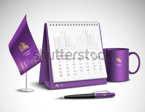Calendar Vector Mockups