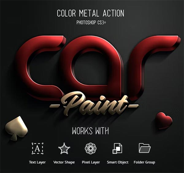Car Paint Photoshop Action