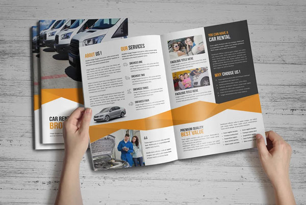 Car Rental Service Brochure