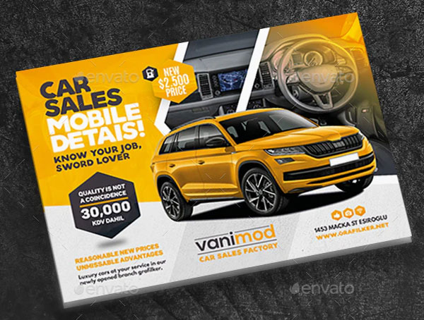 Car Sales Flyer Templates