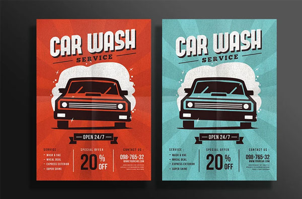 Laundry Service Poster Design
