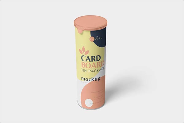 Cardboard Tube Mockup