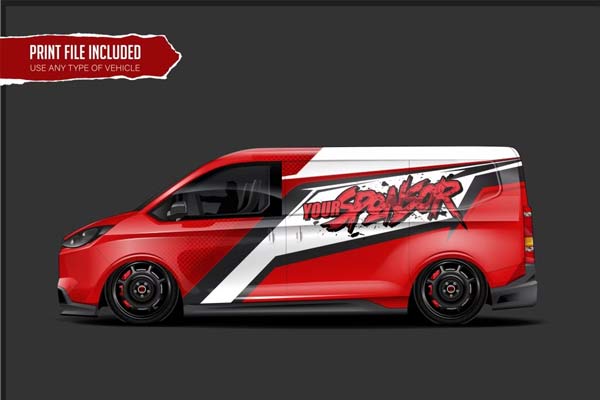 Cargo Van Wrap Design