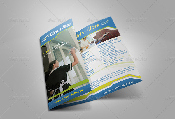 Carpet Cleaning Brochure Template