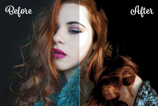 Cartoon Painting Photoshop Action