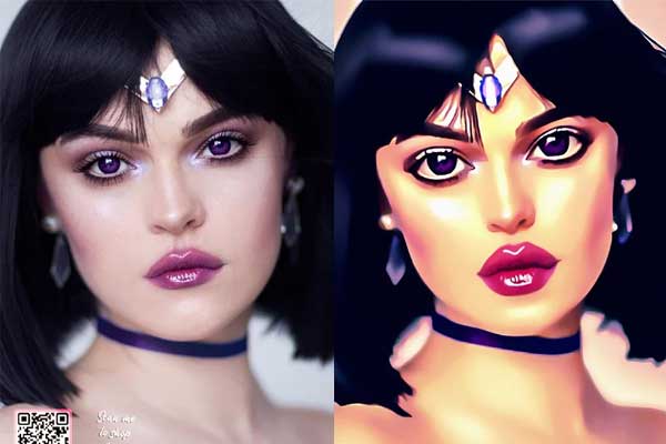 Cartoon Portrait Painting Effect