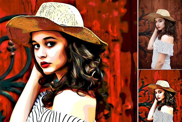 Cartoonize Effect Photoshop Action