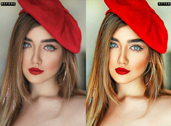 Cartoonizer Photoshop Action