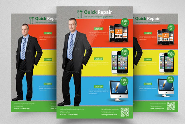 Cellular & computer Repair Flyer