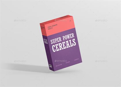 Cereals Box Mockup