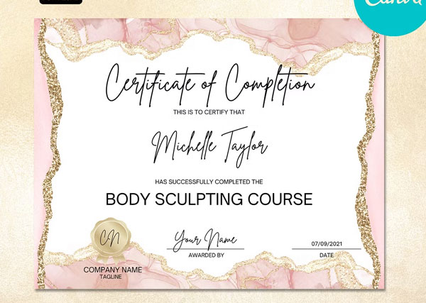 Certificate Canva Templates
